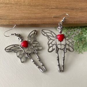✨Modcloth Morlina Fairy Skeleton Earrings